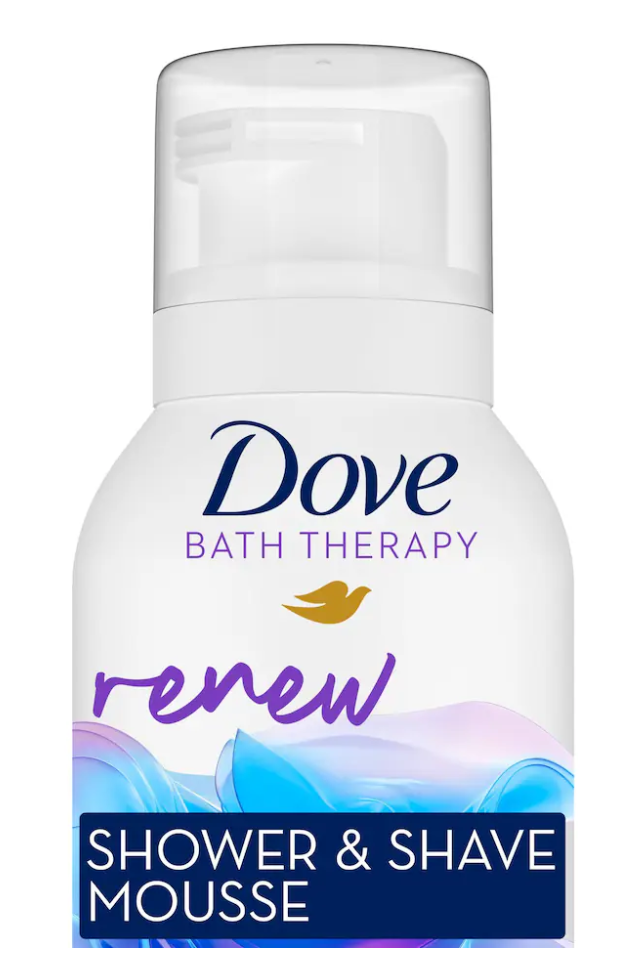 Dove Renew Shower & Shave Mousse Wild Violet 200ml (Pack of 4)