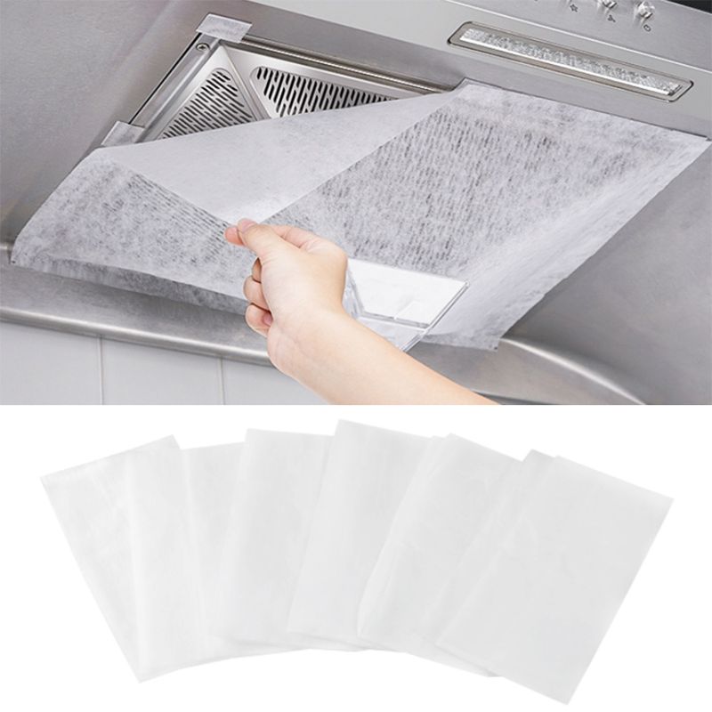 Cut-to-Fit Cooker Hood Filter Paper (12 Pack)