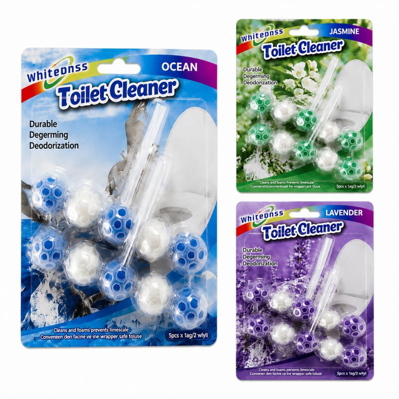 Toilet Rim Block Freshener, Jasmine (3 Pack)