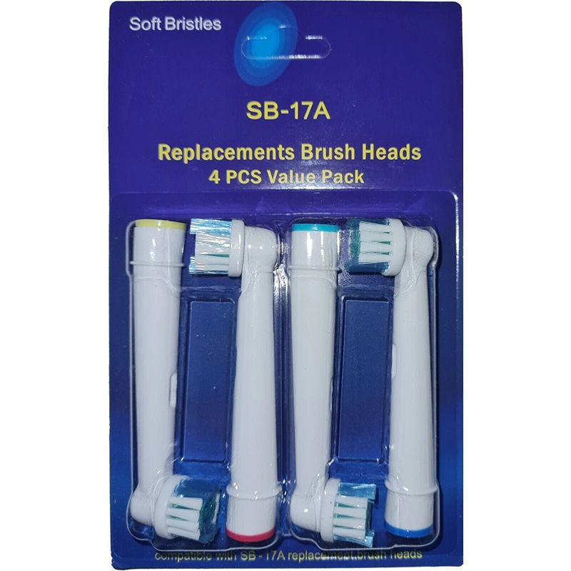 Oral-B Compatible Toothbrush Heads (4 Pack)
