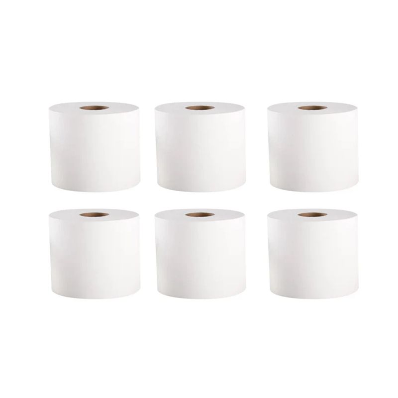 Centrefeed Cleaning Rolls, White (6 Pack)