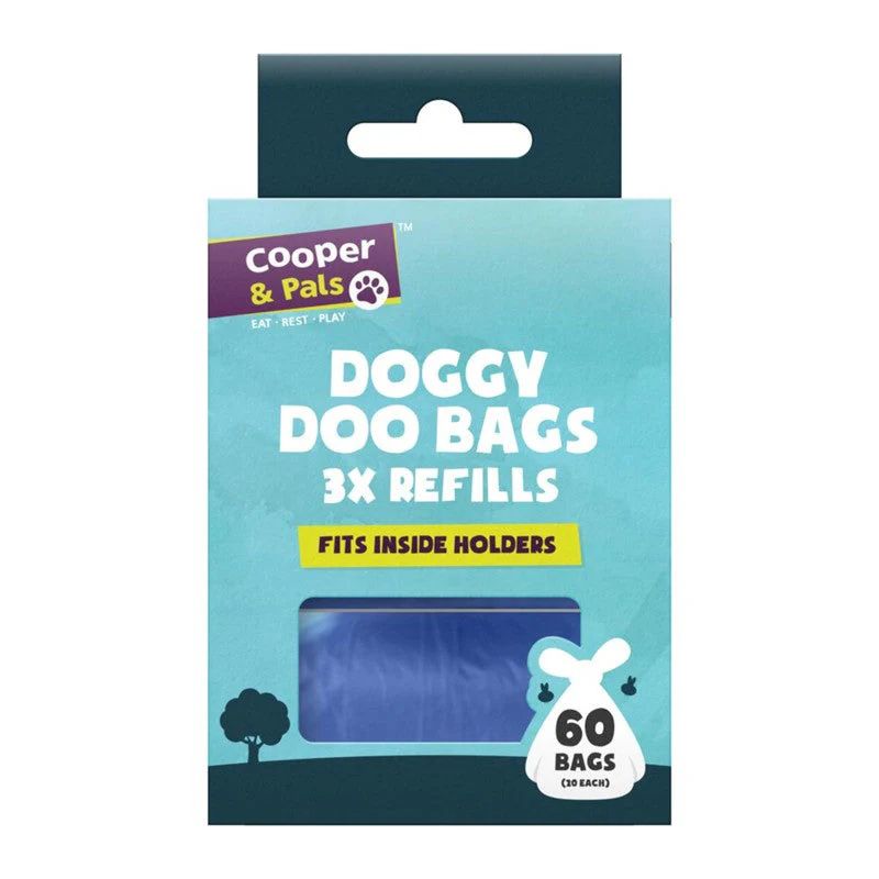 Biodegradable Poop Bag Rolls (60 Bags)