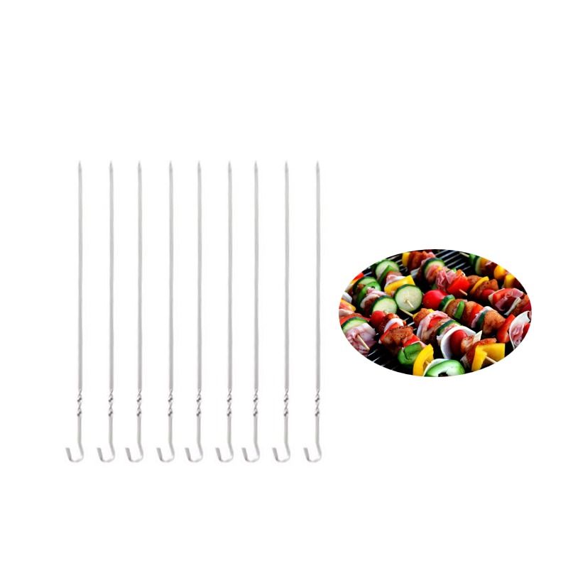 Twisted Metal BBQ Skewers, 38cm (9 Pack)