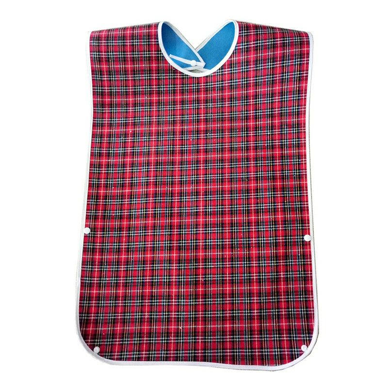 Adult Mealtime Clothing Protector, Red