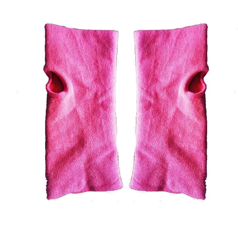 Long Fingerless Arm Warmers, Hot Pink