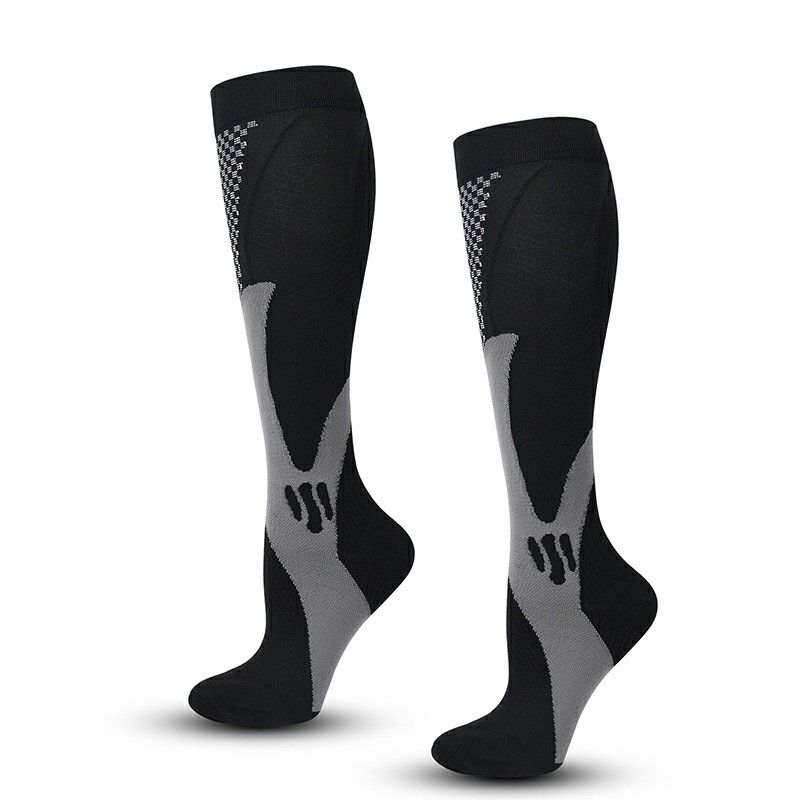 Sports Compression Calf Socks, Black
