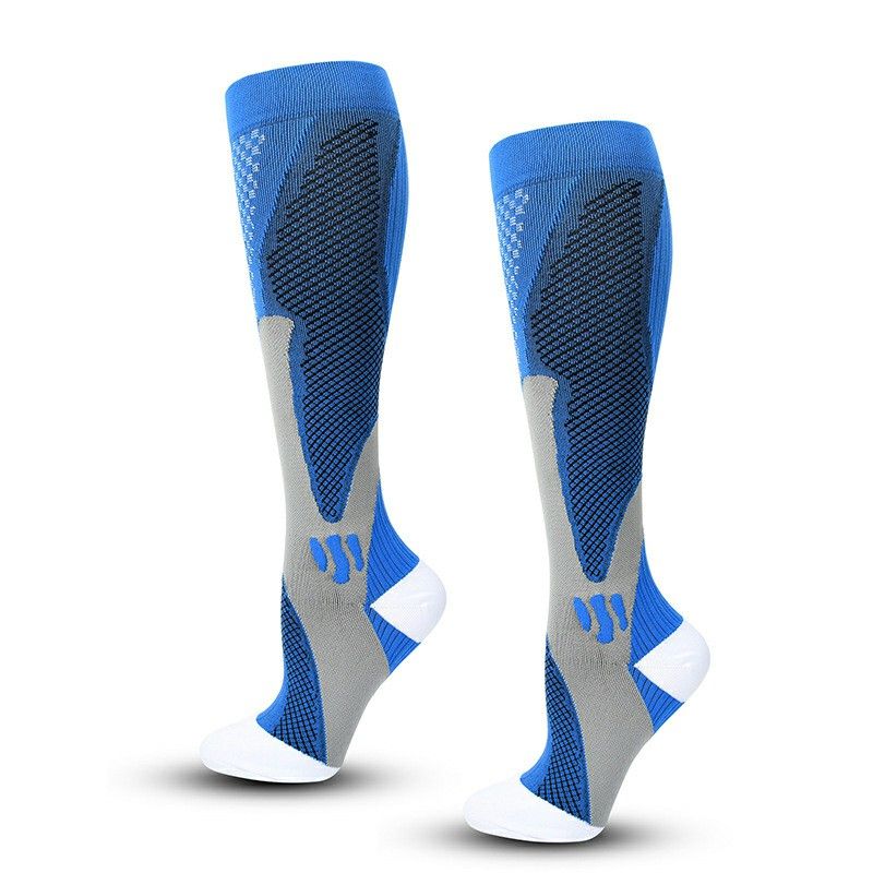 Sports Compression Calf Socks, Blue