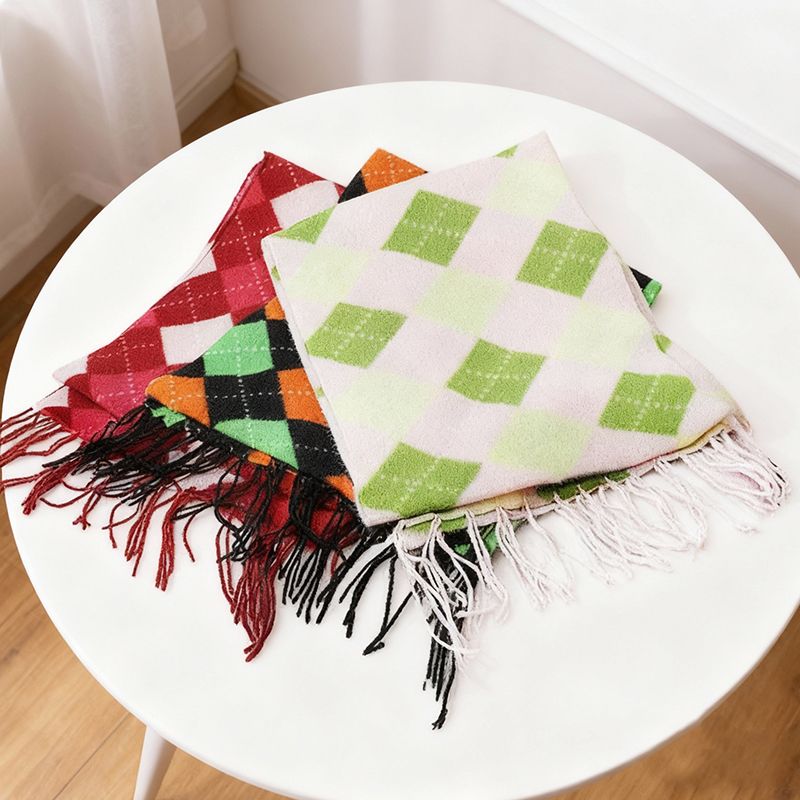 Plaid Winter Scarf