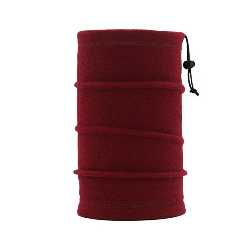 Polar Fleece Neck Warmer, Wine Red
