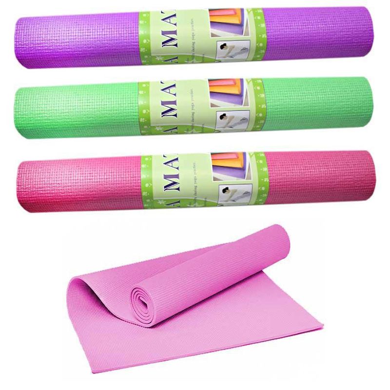 Non-Slip Roll-Up Yoga Mat, 173cm