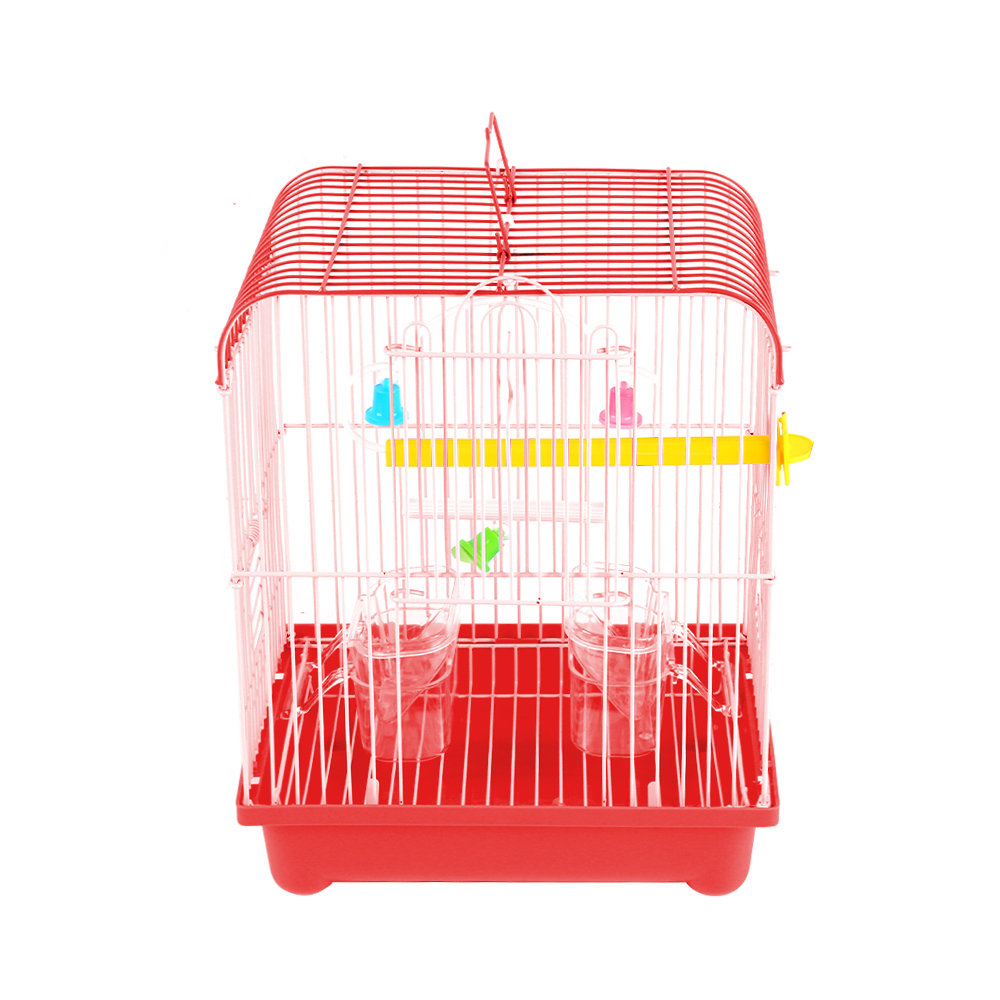 Small Bird Cage, Red